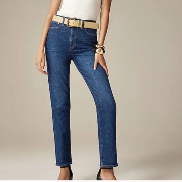 J.Crew High-Rise Straight Jean in 1996 Semi-Stretch Size 27 Petite - Picture 1 of 16